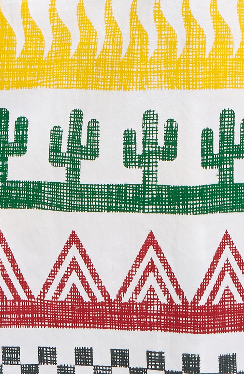 Tiny Whales Surf N Turf Woven Shirt, Alternate, color,