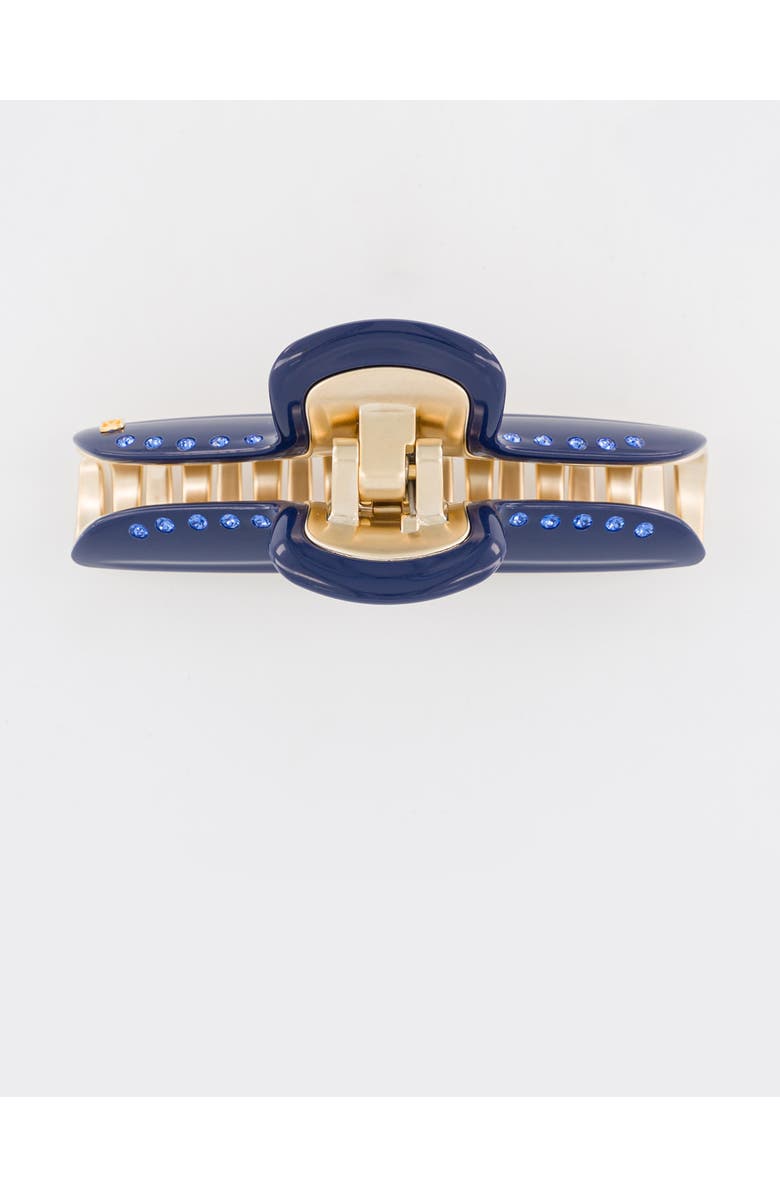 Alexandre de Paris Vendome Large Crystal Hair Claw Clip, Alternate, color, Black