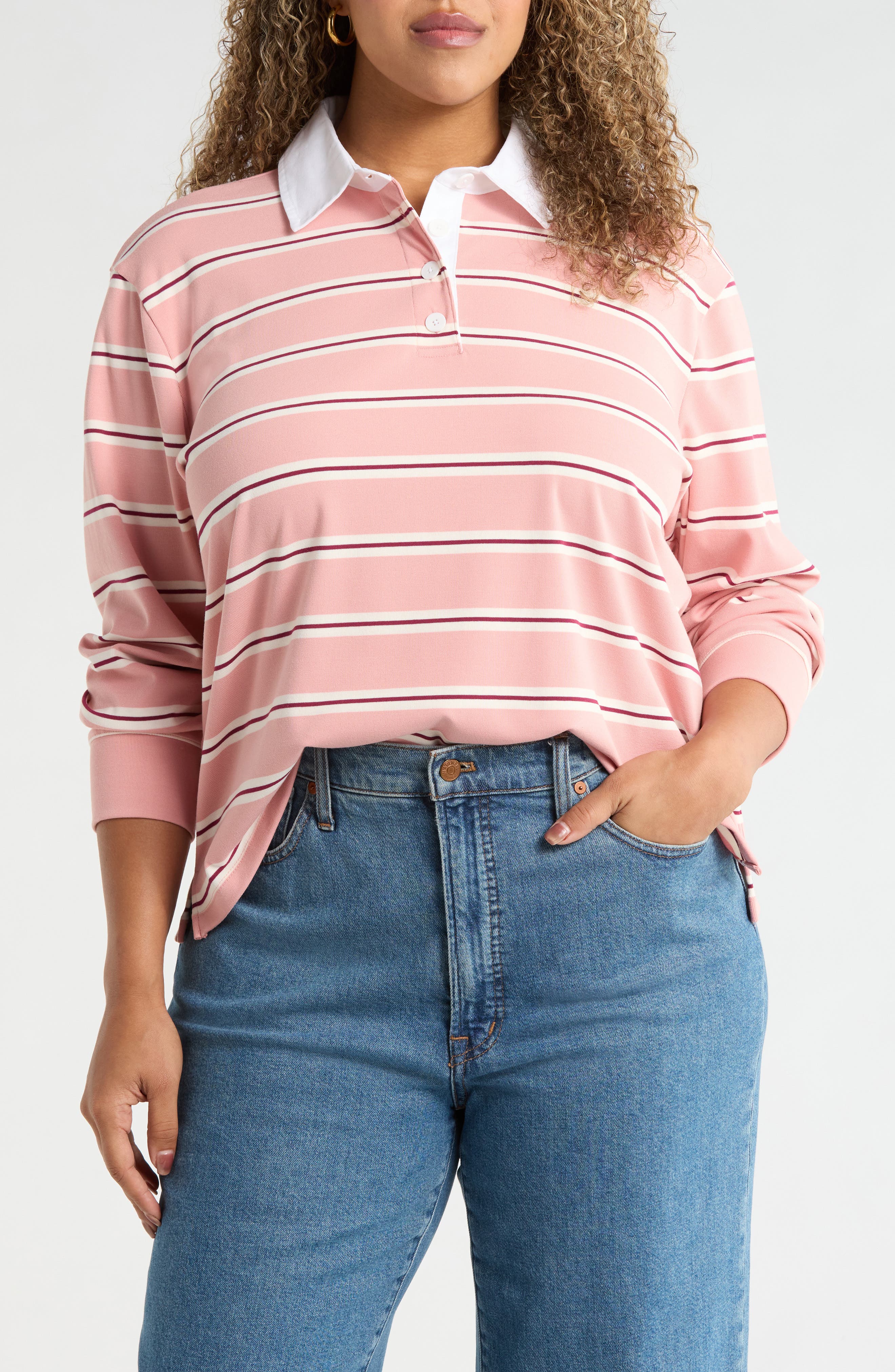 selected PINK EMILIA STRIPE