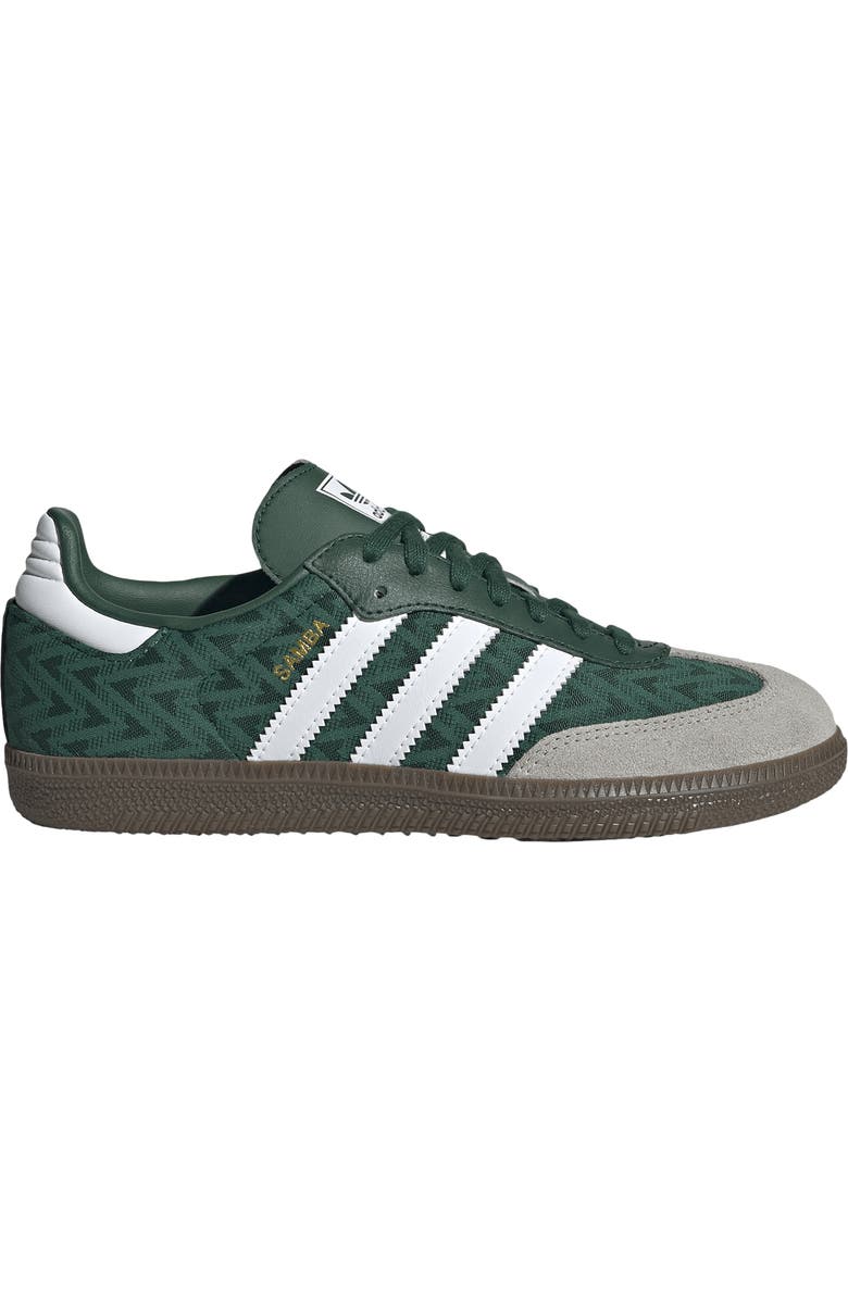 adidas Kids' Samba XLG Sneaker, Alternate, color, Green/ White/ Gum5