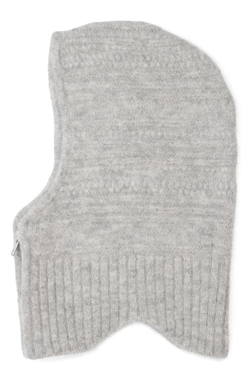 Arctic Fox & Co. Arctic Fox & Co The Alpaca Blend Zip Balaclava In Gray