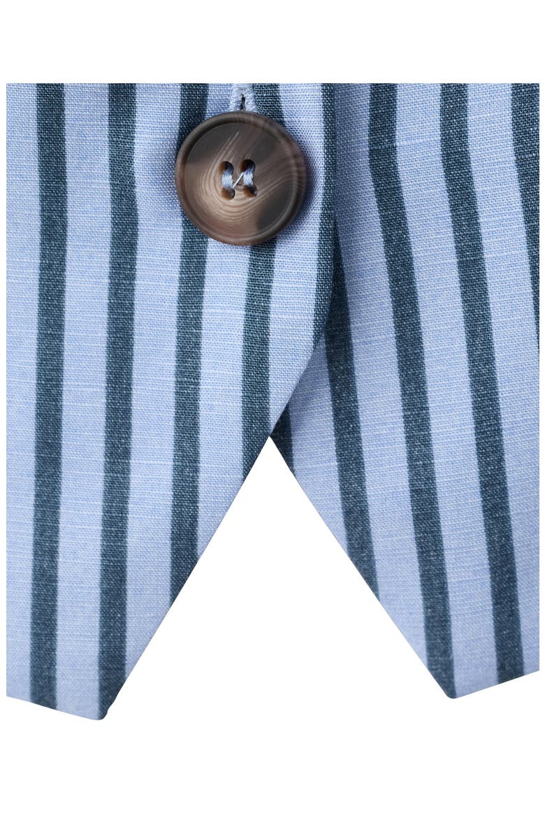 Striped Buttoned Vest, Alternate, color, SKY BLUE