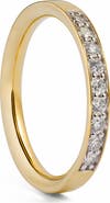 Monica Vinader Essential Lab Grown Diamond Pavé Stacking Ring