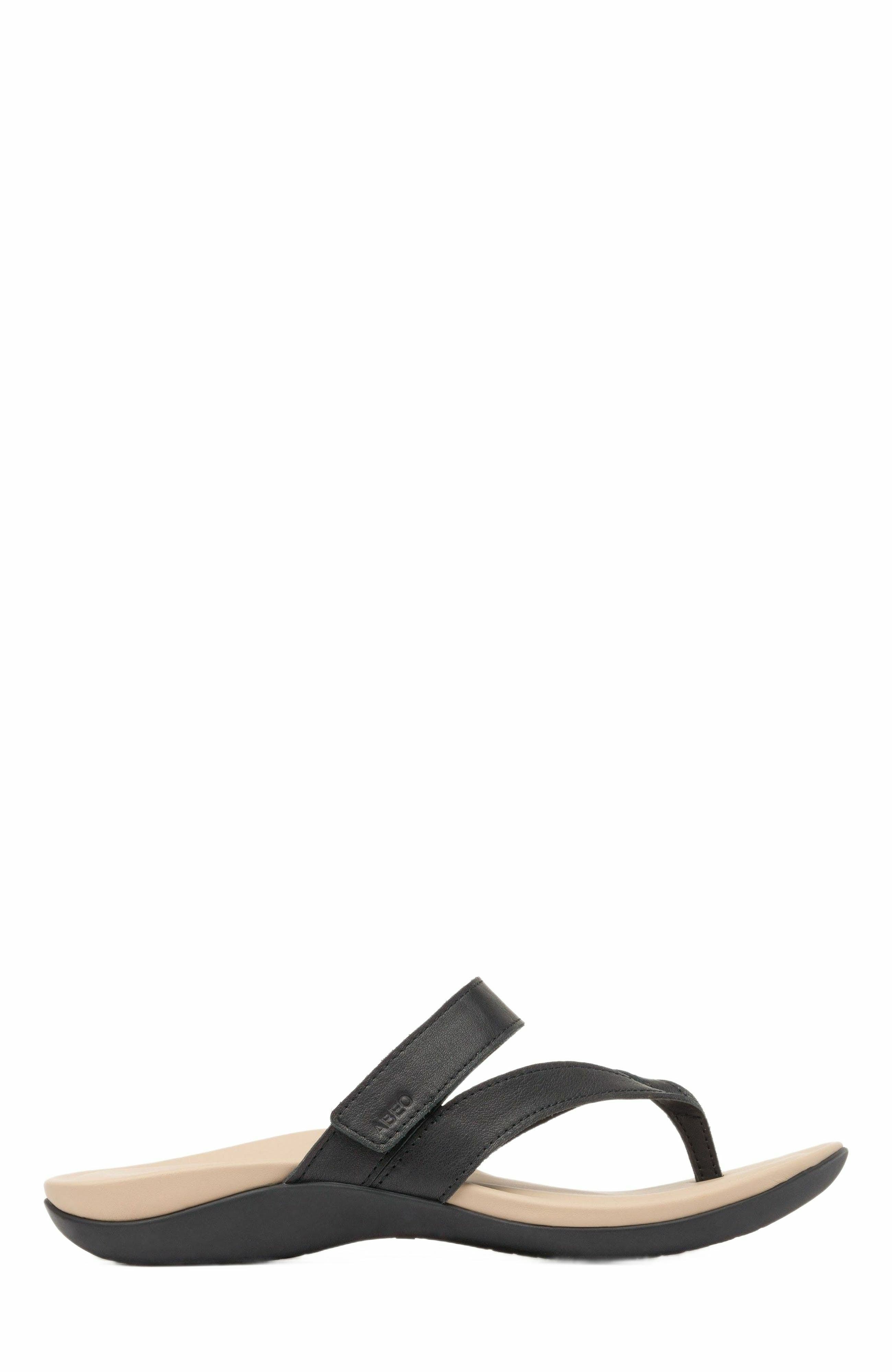 ABEO Oasis Thong Sandal, Alternate, color, Black Majestic - Metatarsal