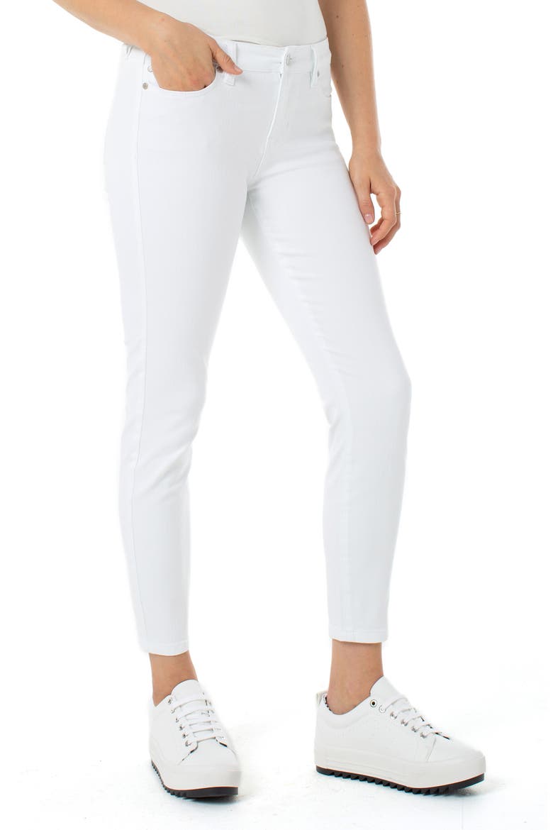 Liverpool Abby Ankle Skinny Jeans, Alternate, color, BRIGHT WHITE