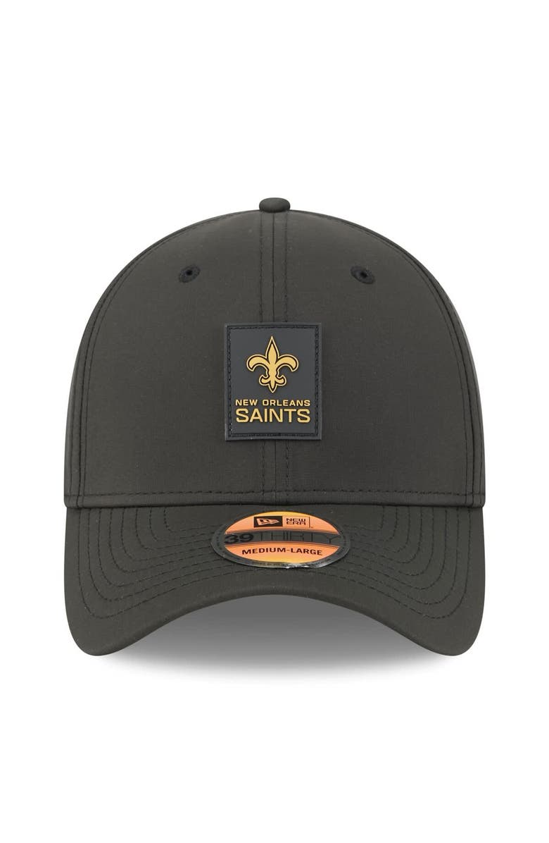 New Era Men's New Era Black New Orleans Saints 2025 Sideline 39THIRTY Flex Hat, Alternate, color, Black