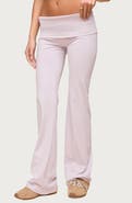 EDIKTED Oriane Foldover Flare Leggings