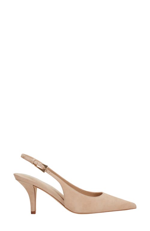 Marc Fisher Ltd Dorie Slingback Pointed Toe Pump In Neutral