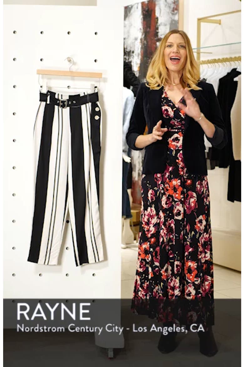Dolly Stripe Tapered Trousers video