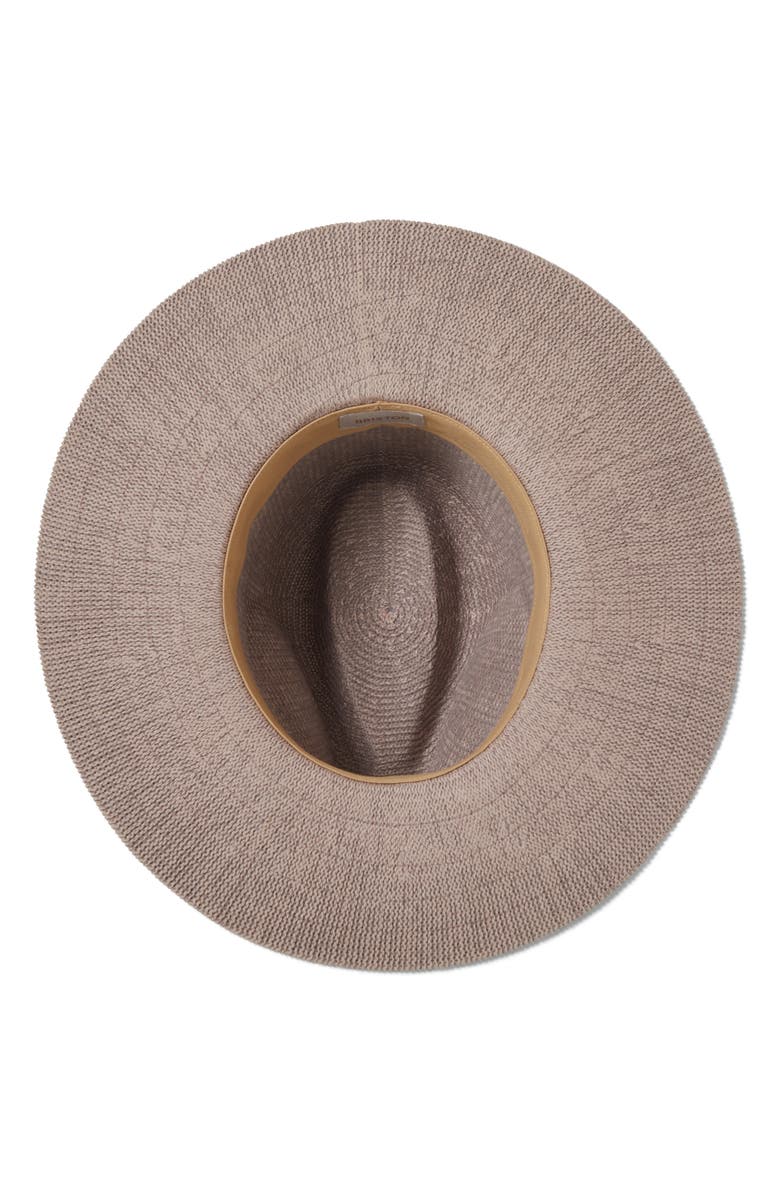 Brixton Lyons Packable Fedora, Alternate, color, Chalk Pink