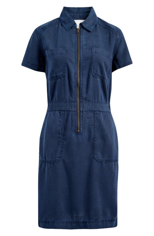 CASLONR CASLON(R) UTILITY SHORT SLEEVE ZIP FRONT SHIRTDRESS 