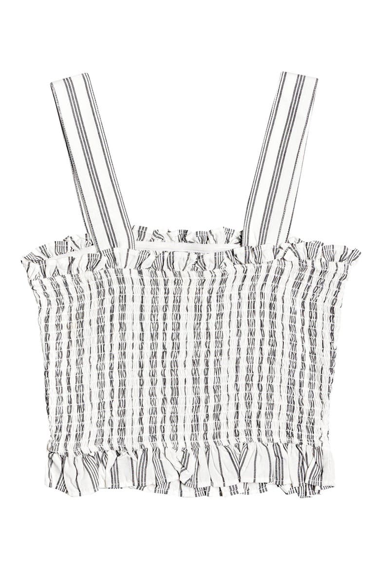 Volcanic Love Crop Top, Alternate, color, ANTHRACITE BEACH STRIPES
