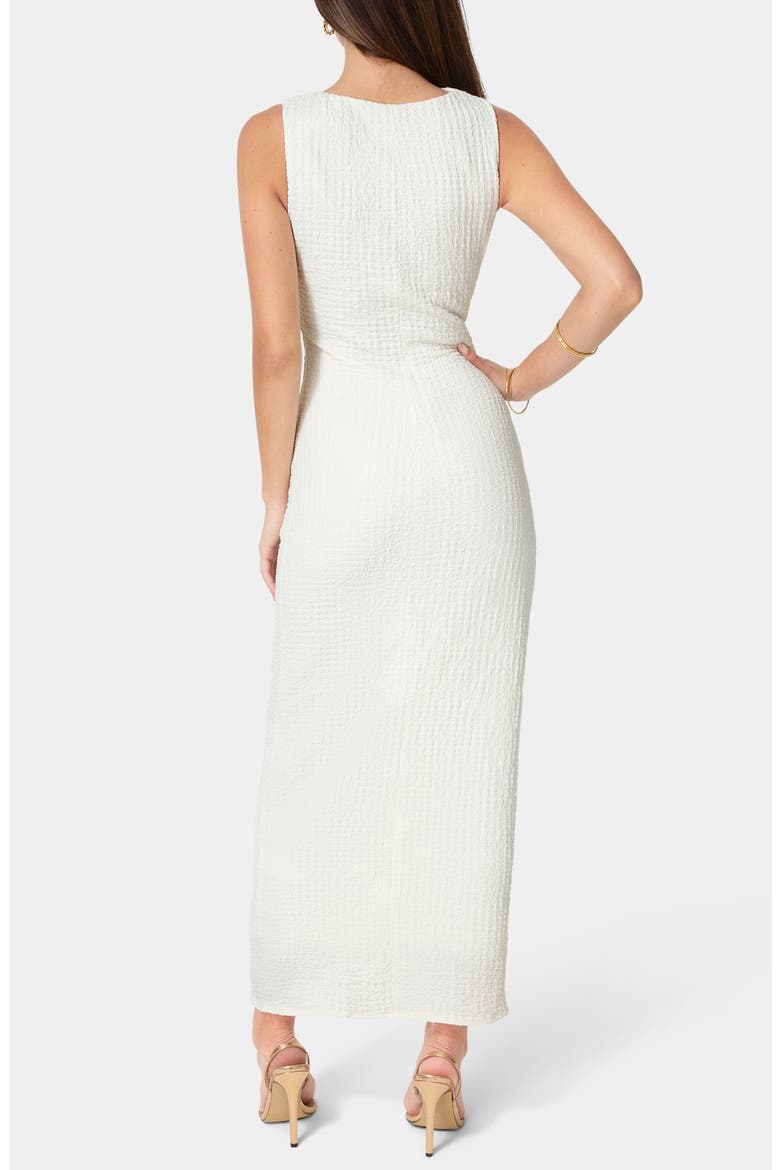 Twist Neck Sleeveless Body-Con Dress, Alternate, color, IVORY