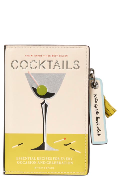 page turner small leather card wallet