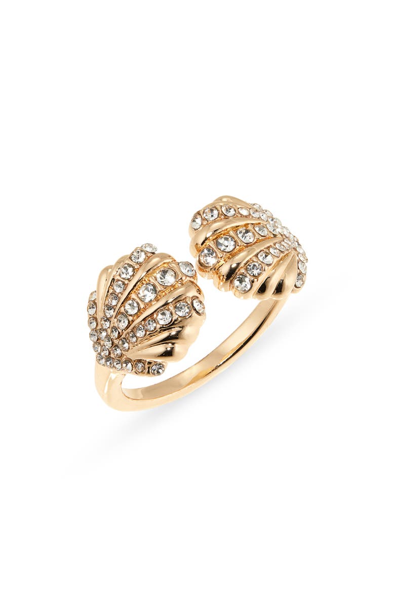 BaubleBar Marnie Ring, Main, color, Gold/ Clear