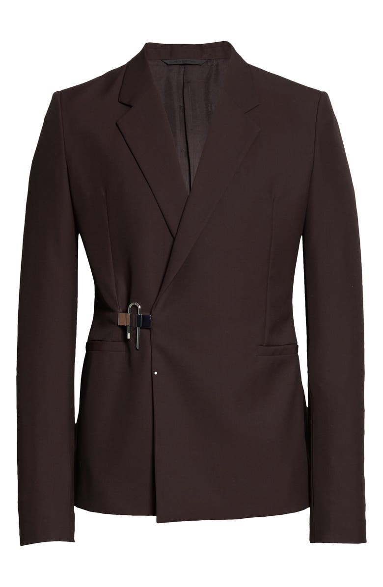 Givenchy Padlock Slim Fit Wool Sport Coat, Alternate, color, 