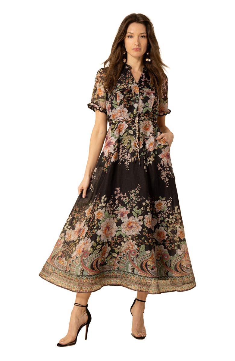 Hale Bob Haley Organza Dress, Main, color, 