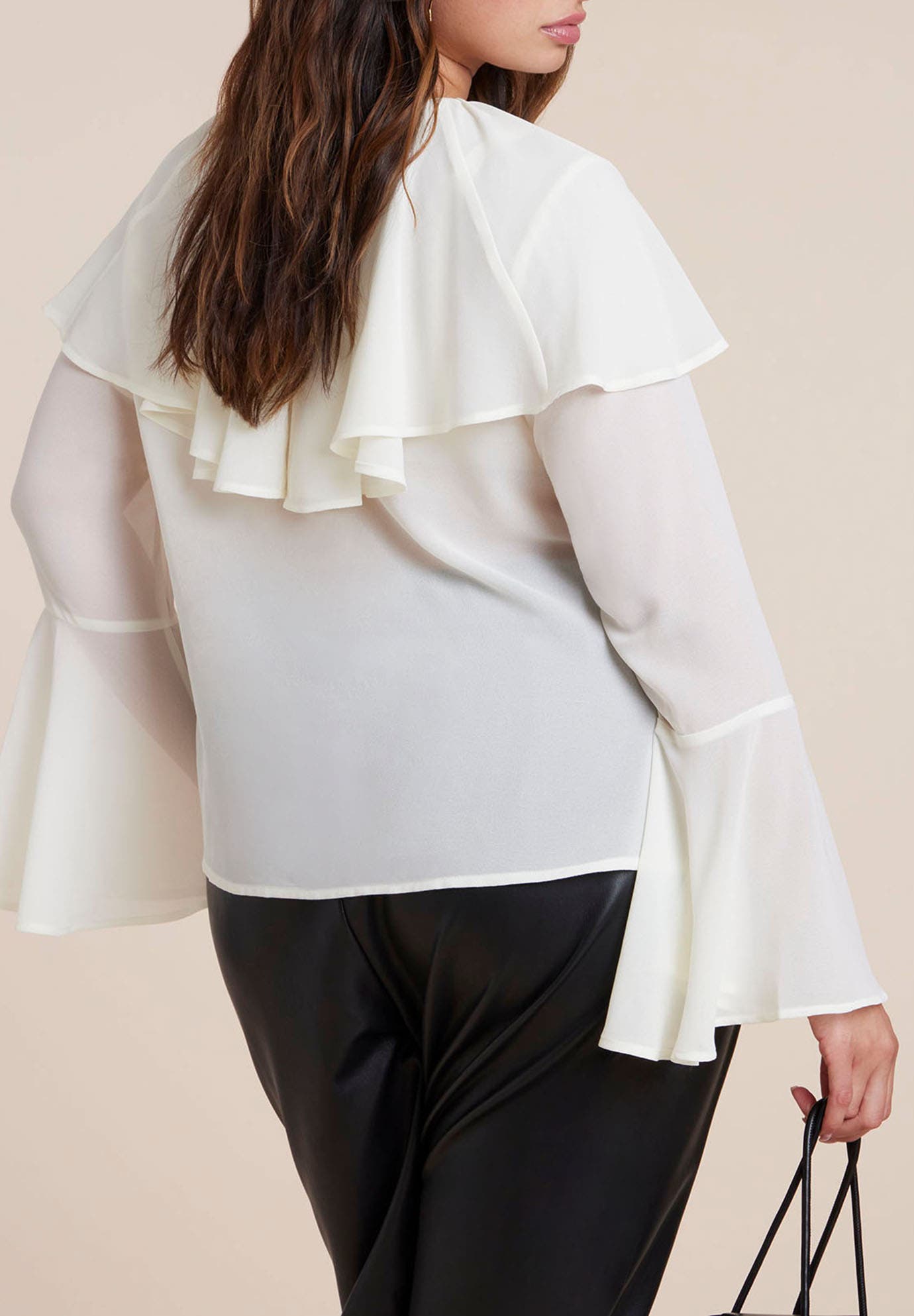 Ruffle Collar Top - image 2
