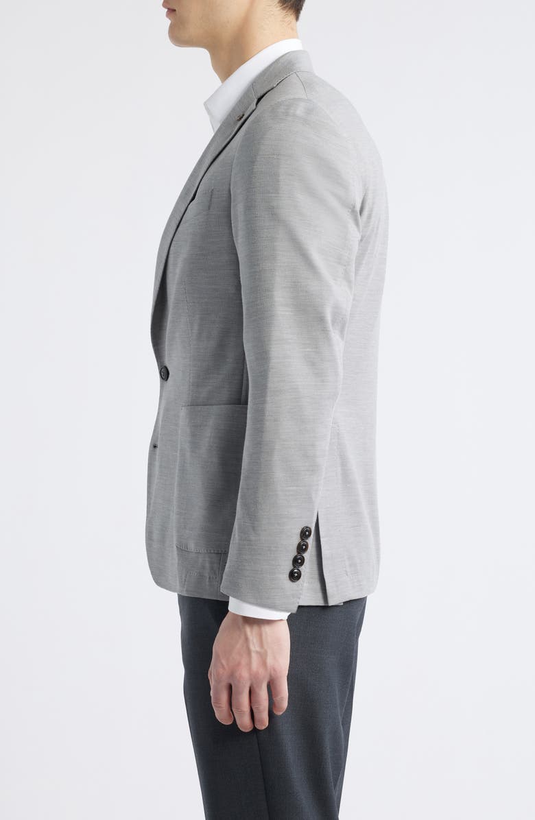 Peter Millar Crown Crafted Claremont Wool Knit Sport Coat, Alternate, color, Gale Grey