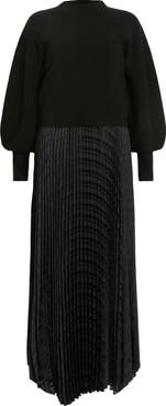 AllSaints Sinead Funnel Neck Sweater & Pleated Maxi Dress Set