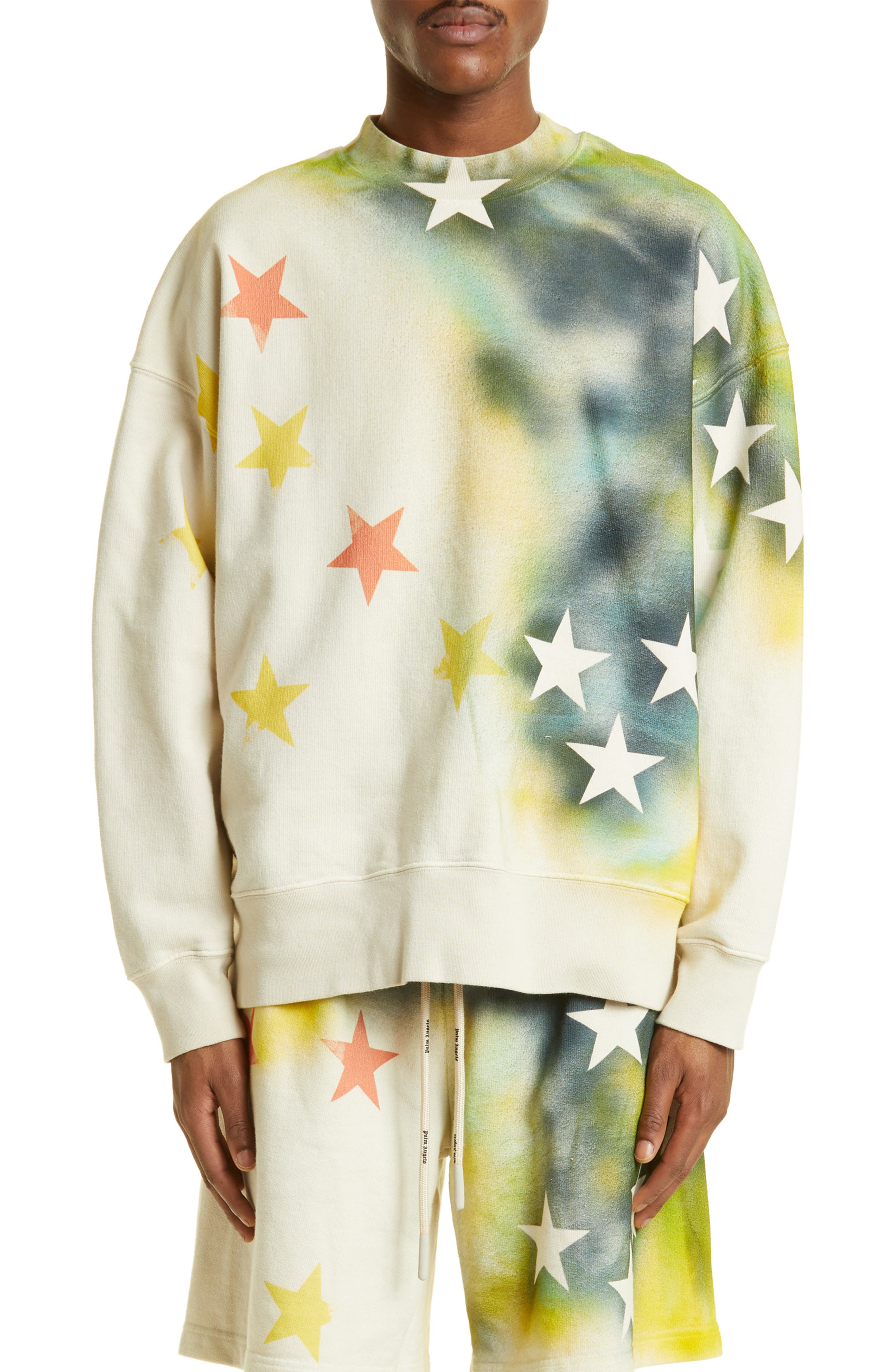 Sprayed Stars Sweatshirt (Men) | Nordstrom