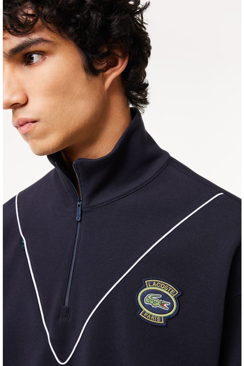 Loose Fit Quarter Zip Pullover, Alternate, color, HDE ABIMES