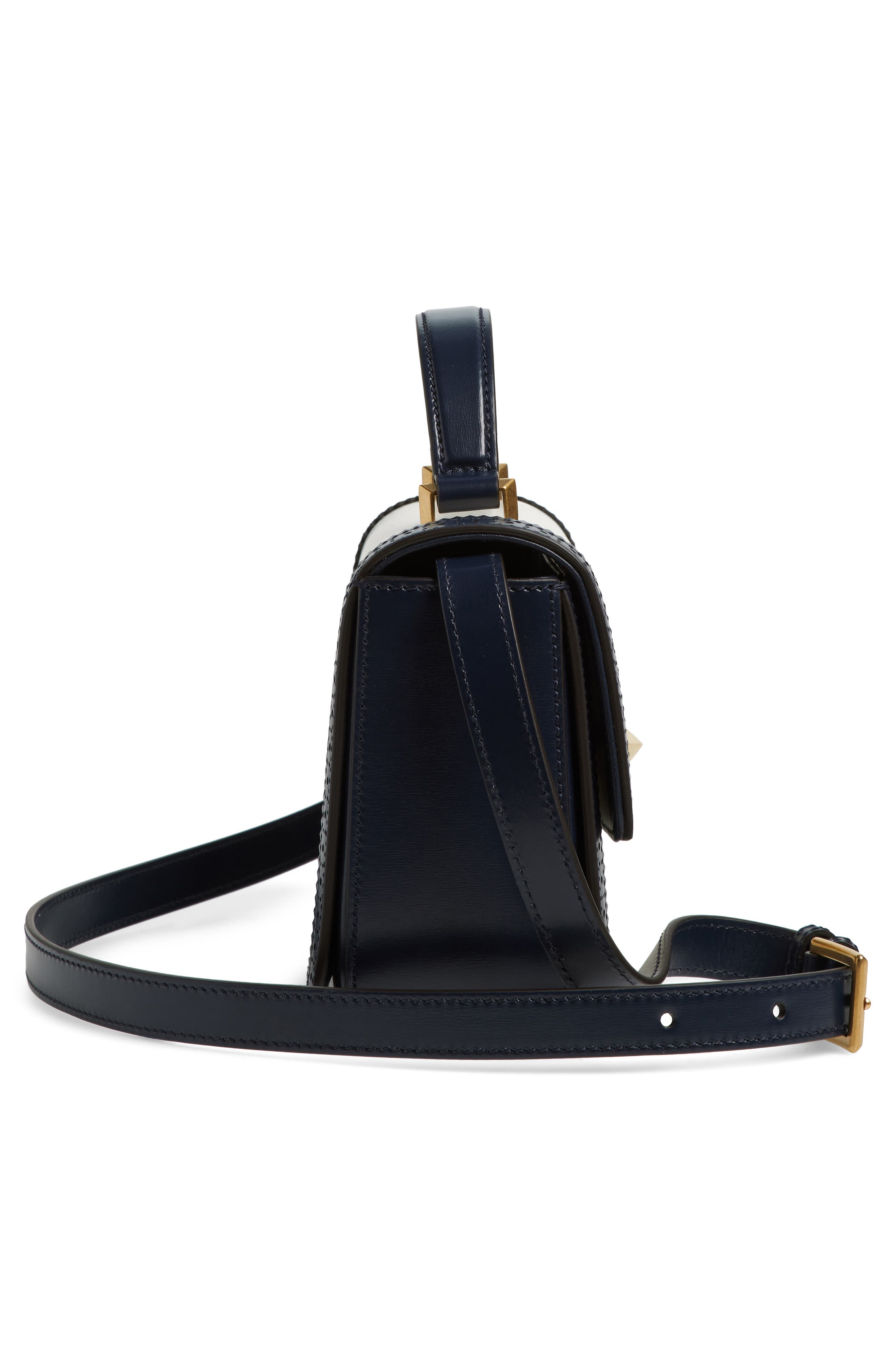 Jimmy Choo Diamond Leather Top Handle Bag, Alternate, color, 