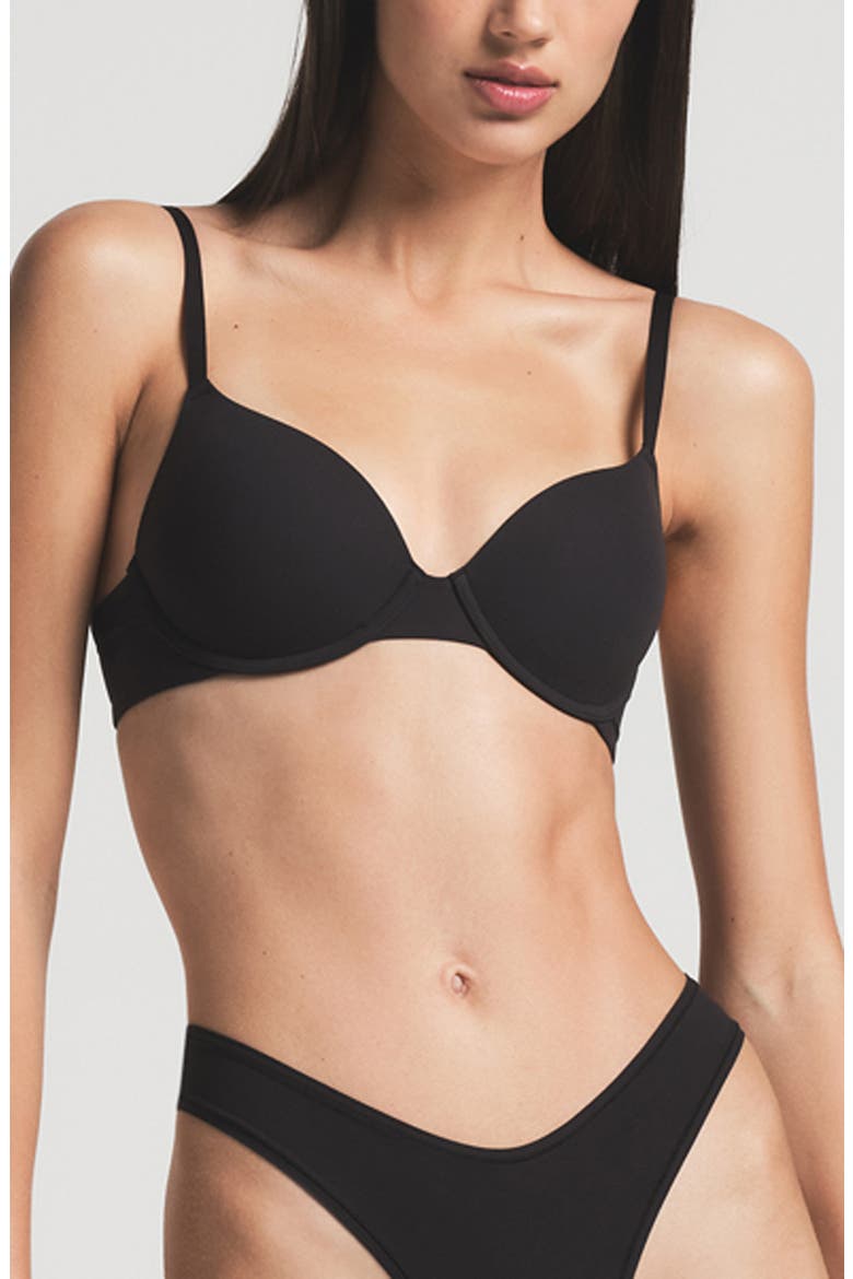 Fits Everybody T-Shirt Bra, Main, color, ONYX