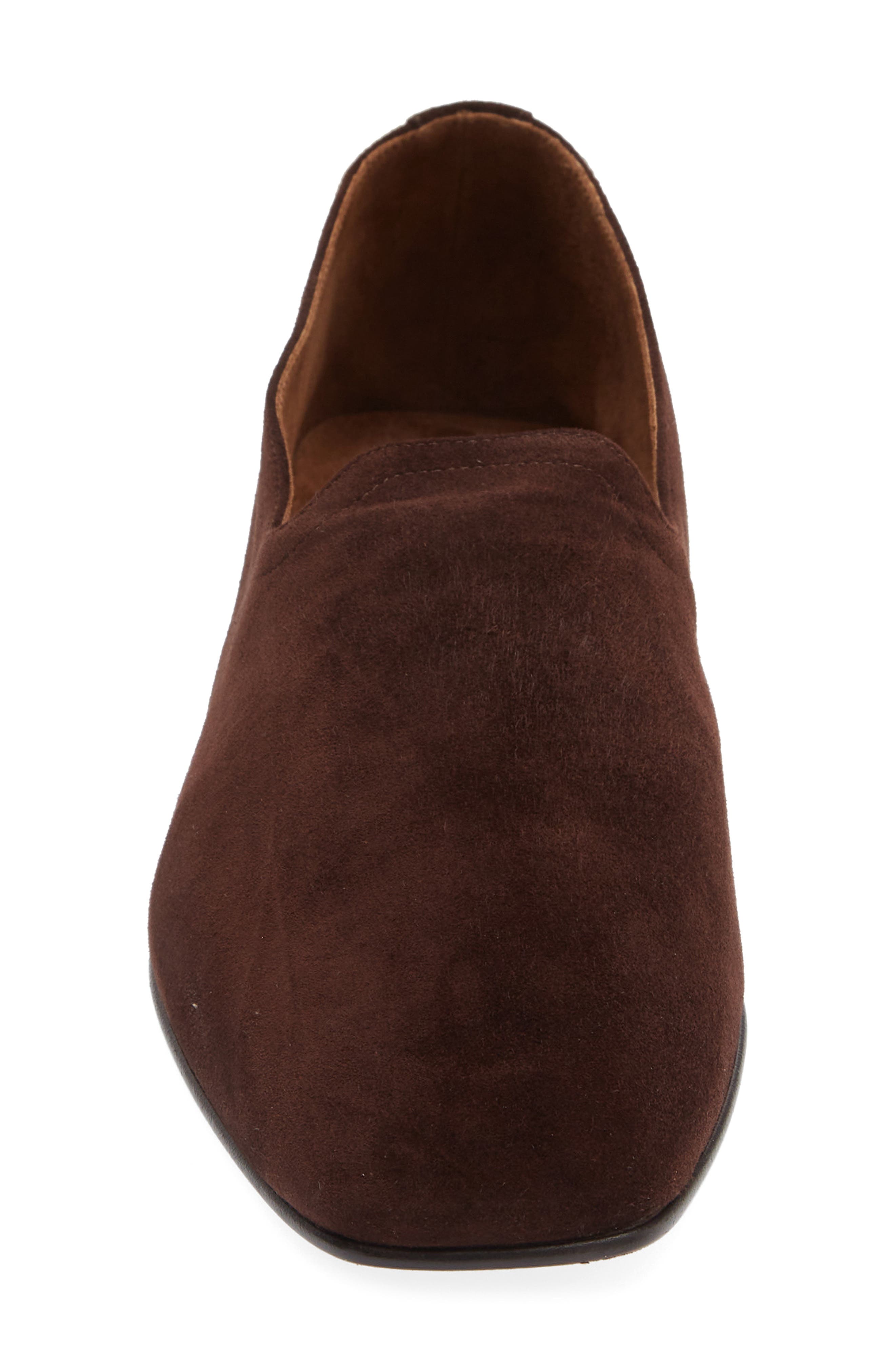 Soft Touch Leather Loafer, Alternate, color, SUEDE COFFEE