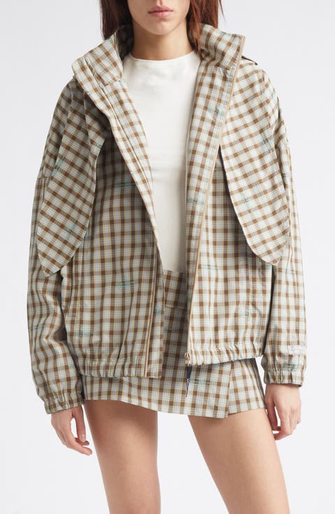 Eddy Plaid Jacket with Bonnet Hood
