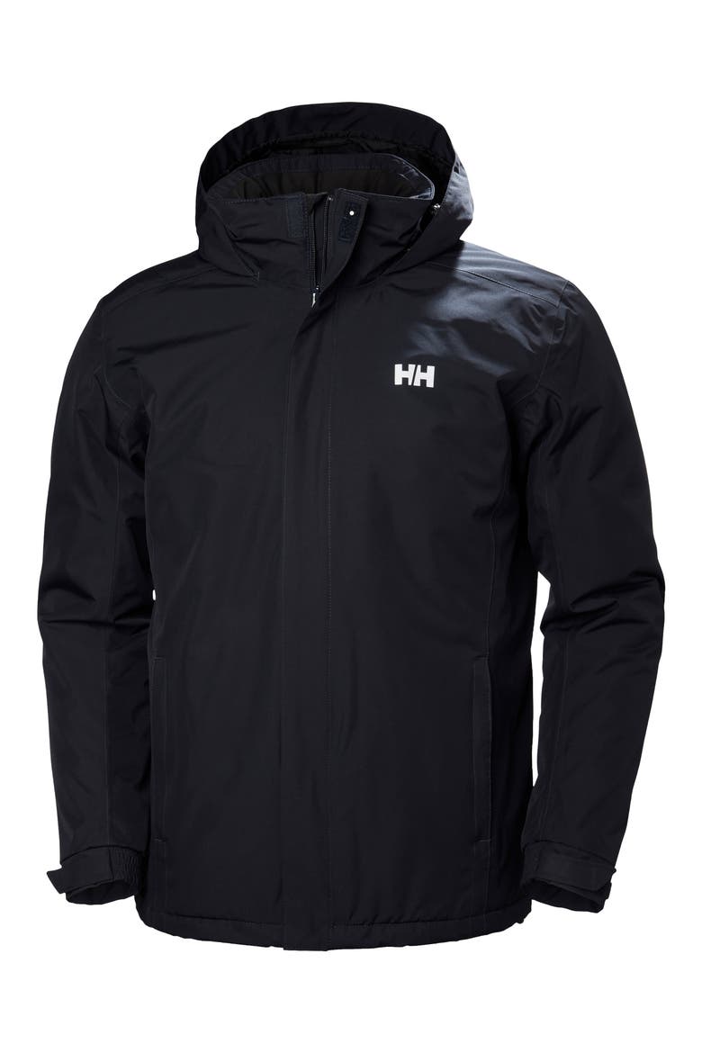 Dubliner Waterproof Insulated Hooded Jacket, Main, color, NAVY