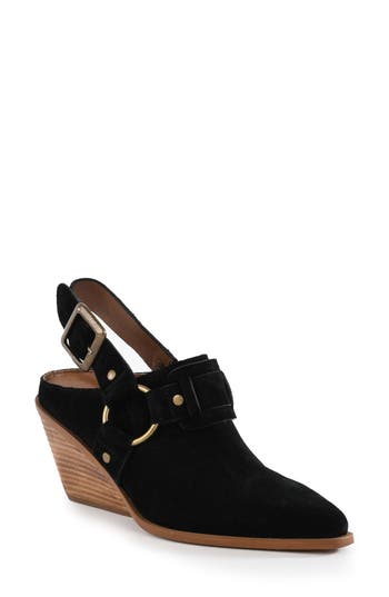 Seychelles Closely Guarded Slingback Pump In Black