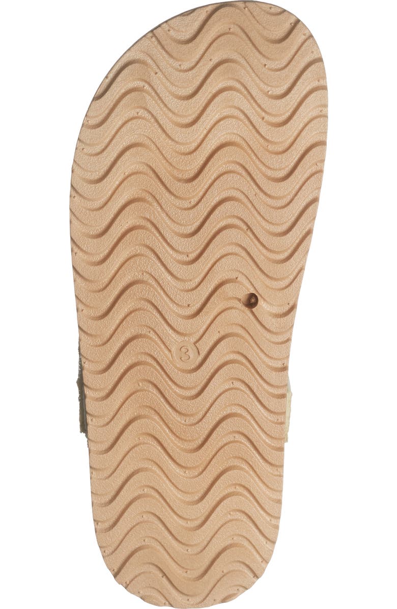 bebe Kids' Double Strap Footbed Sandal, Alternate, color, Tan