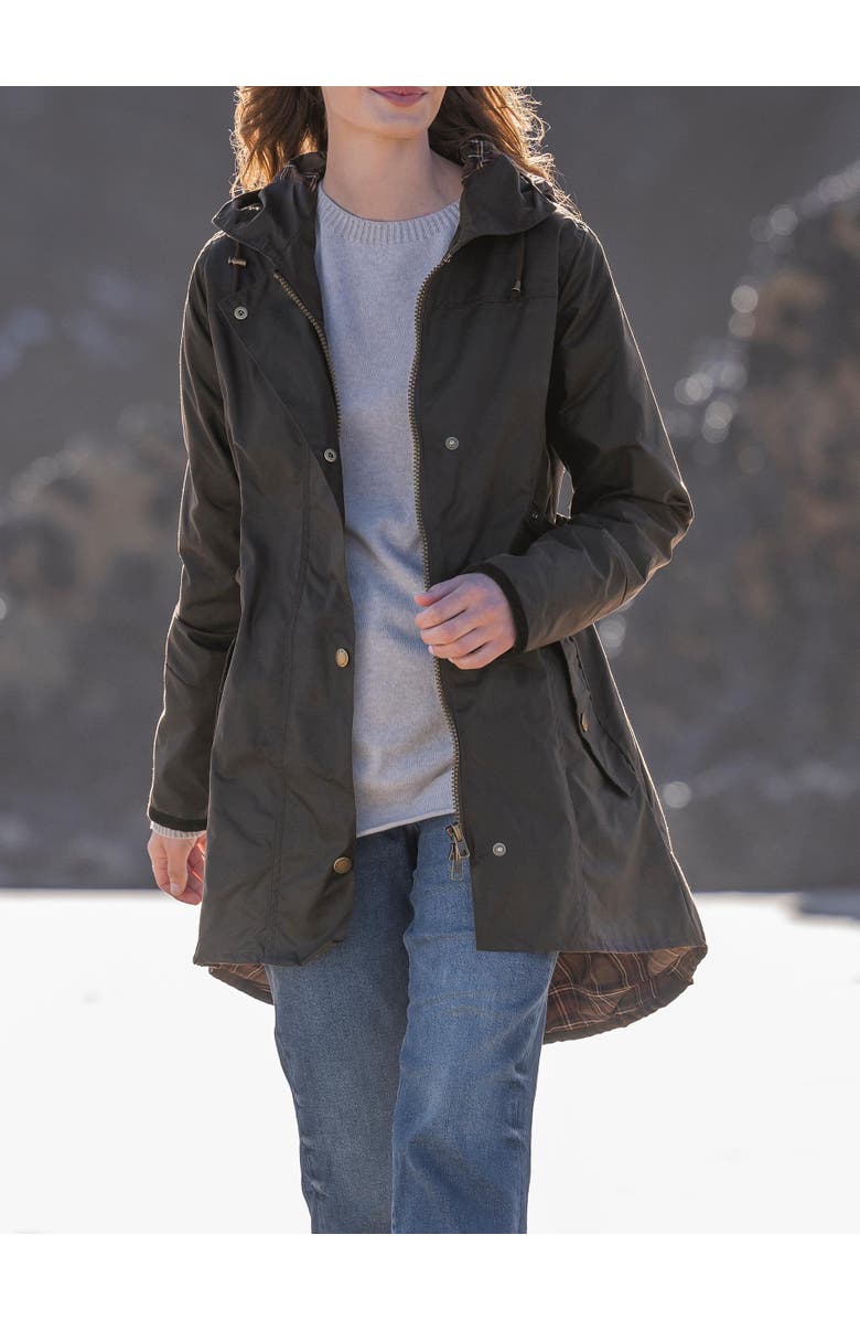 Celtic 
Co. Wax Riding Coat, Alternate, color, Dark Brown