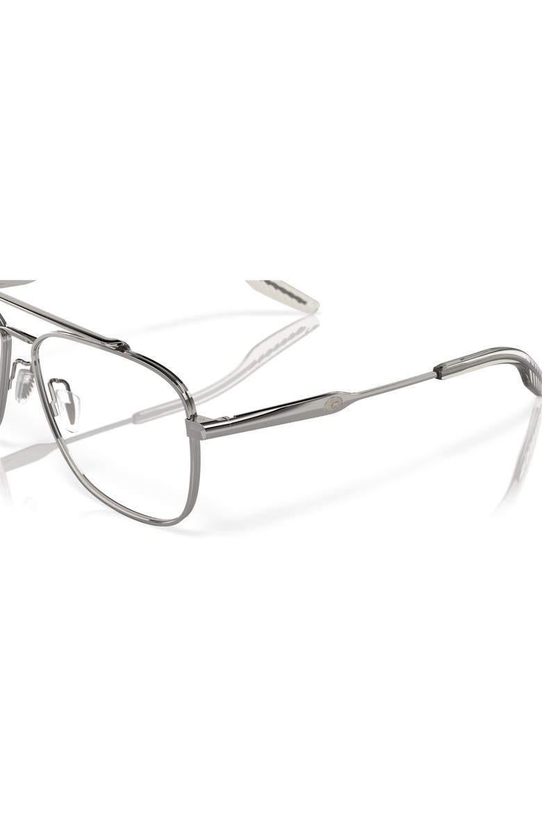 Costa 55mm Pilot optical glasses, Alternate, color, Silver