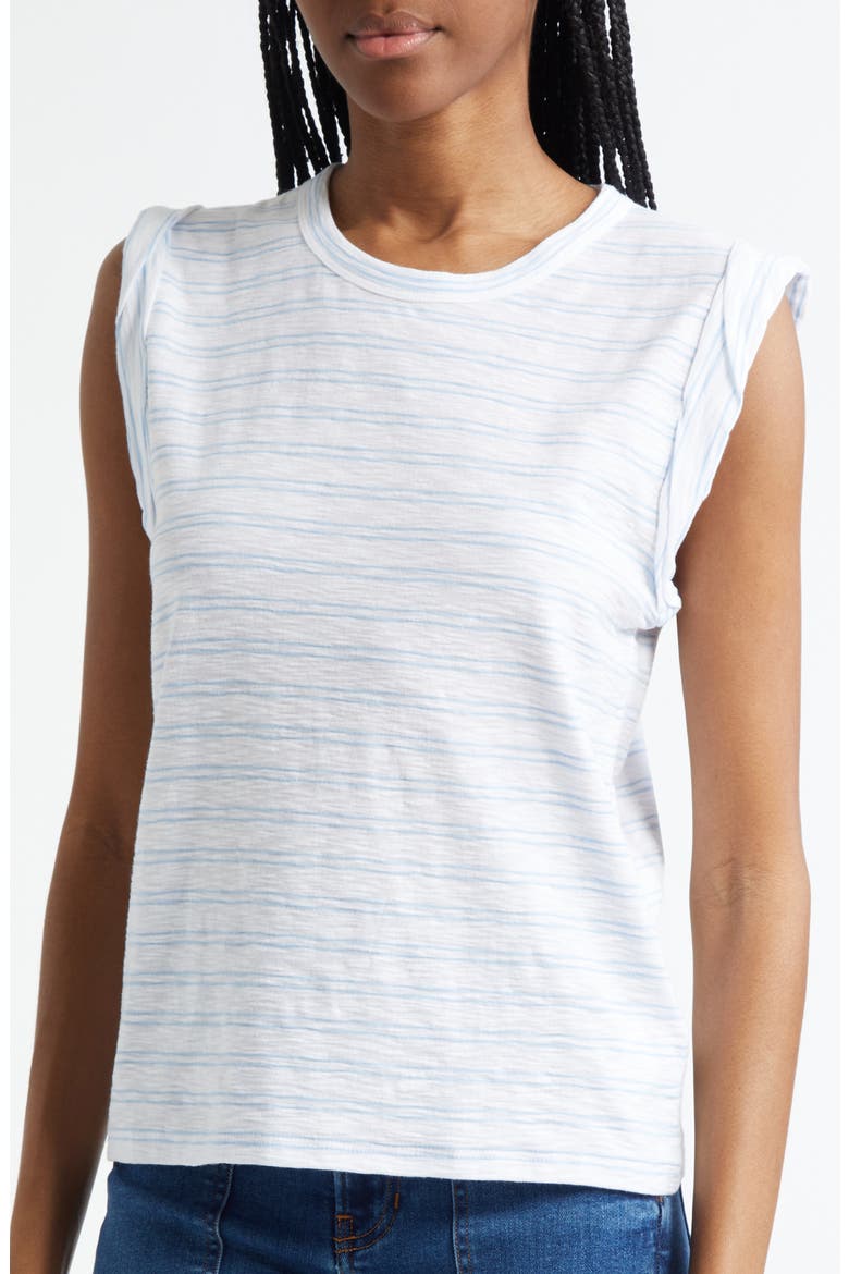 Dree Muscle Tee, Alternate, color, BLUEBELL WHITE