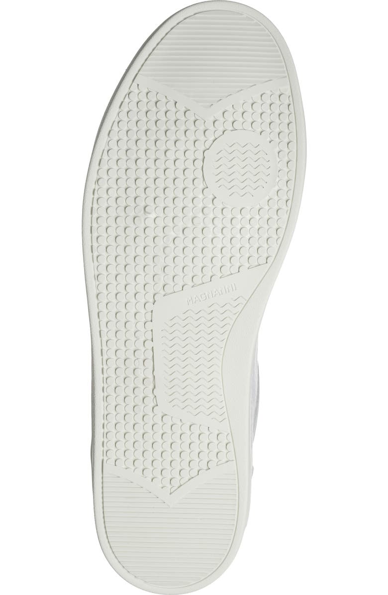 Magnanni Elonso Perforated Sneaker, Alternate, color, White