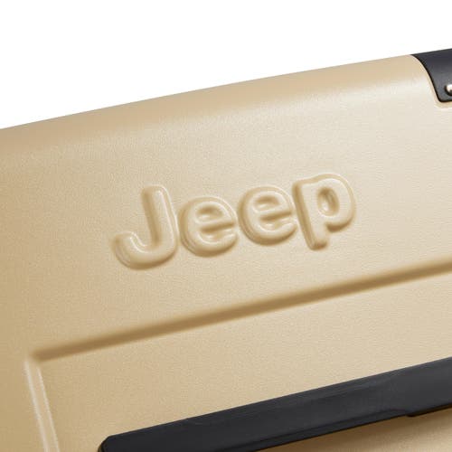 Jeep Jh002b Checked-large 29 Inch Hardside Expandable Luggage With Spinner Wheels In Sand