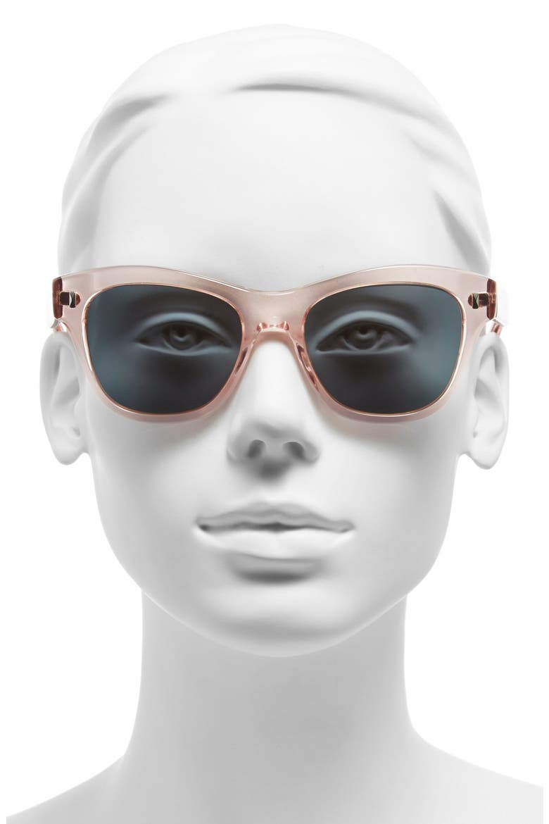 'Sofee' 53mm Retro Sunglasses (Nordstrom Exclusive), Alternate, color, ROSE CRYSTAL