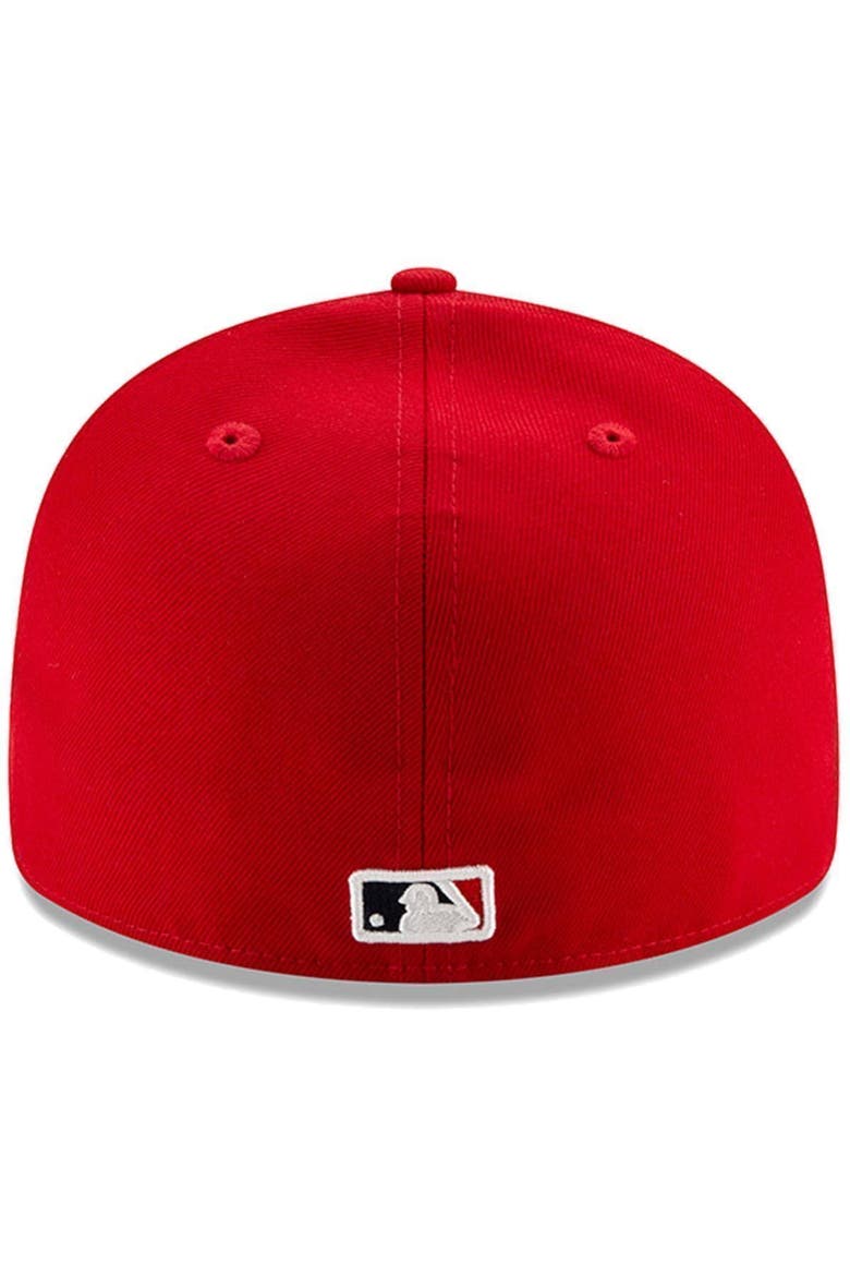 Men's New Era Red St. Louis Cardinals Authentic Collection On-Field Low Profile 59FIFTY Fitted Hat, Alternate, color, RED