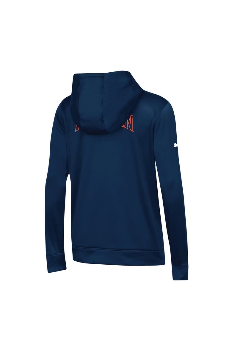 Under Armour Women's Under Armour Navy Auburn Tigers 2023 Sideline Performance Pullover Hoodie, Alternate, color, Navy