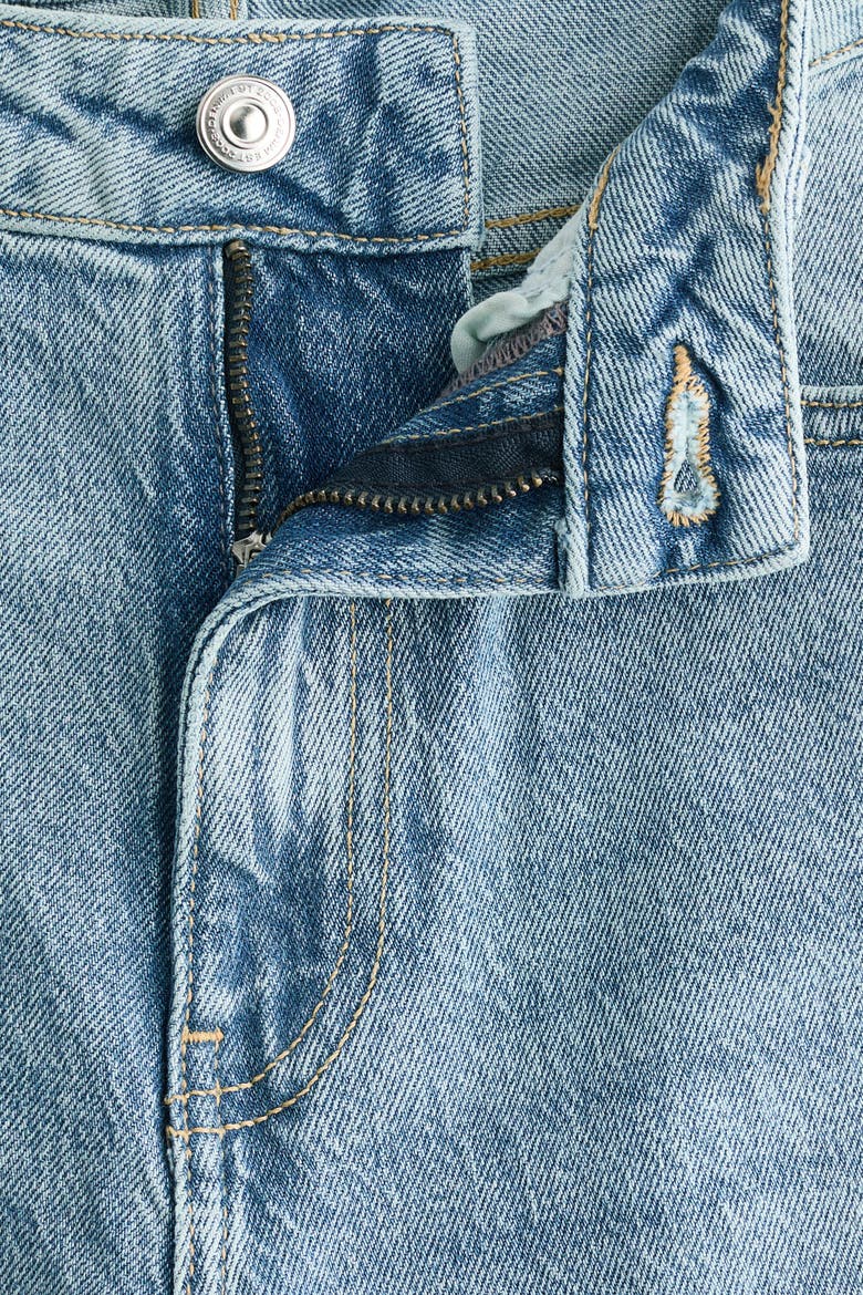 Mom Slim-fit High-waist Jeans, Alternate, color, Light denim blue