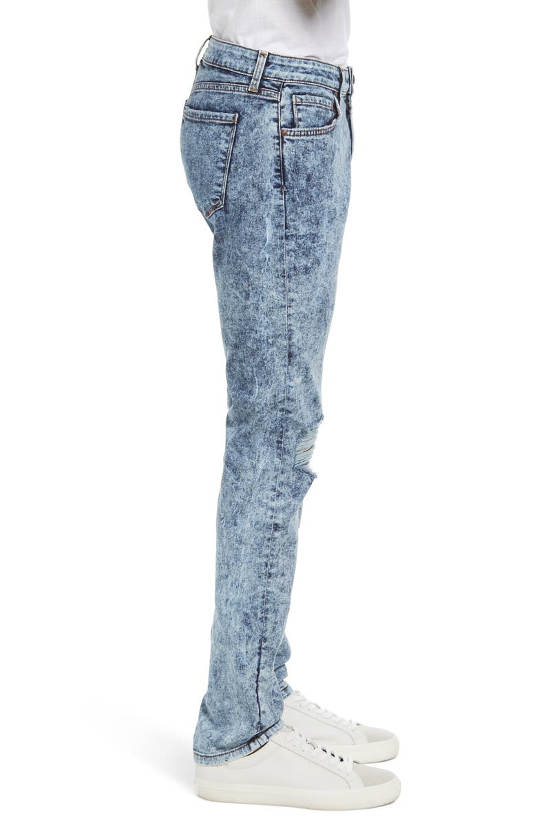 Monfrère Men's Brando Distressed Slim Fit Jeans, Alternate, color, 