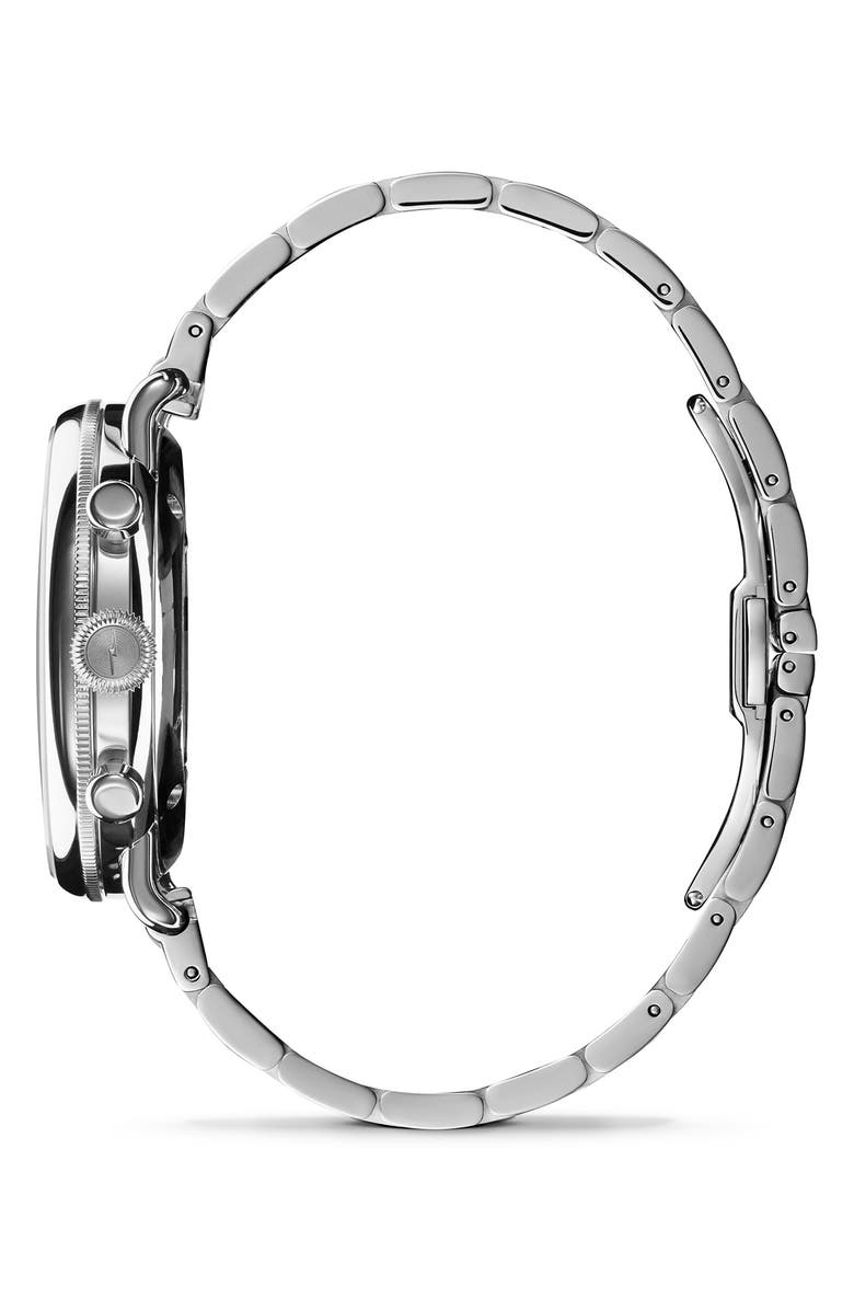 Shinola Canfield Chronograph Bracelet Watch, 43mm, Alternate, color, Dark Olive