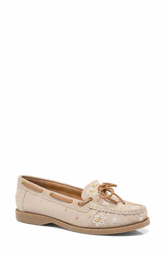 Sandy Beaded Boat Shoe