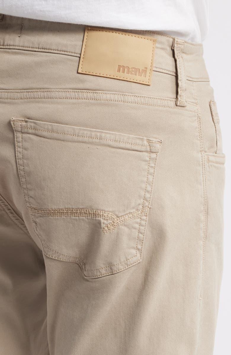 Mavi Jeans Marcus Slim Straight Leg Twill Pants, Alternate, color, Latte Luxe Twill