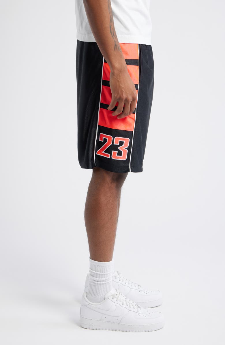 Jordan Brooklyn Cat Scratch Shorts, Alternate, color, Black/ Infrared