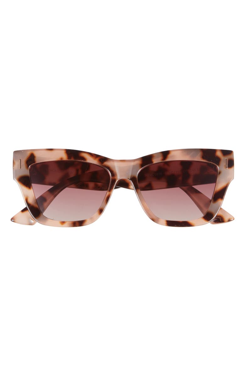 Vince Camuto 53mm Gradient Wide Cat Eye Sunglasses, Main, color, Oatmeal