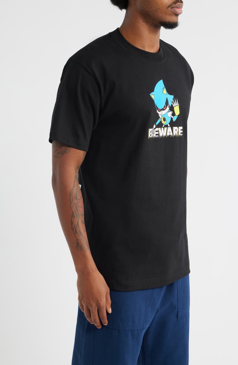 MARKET x Sonic Metal Sonic Cotton Graphic T-Shirt, Alternate, color, Black