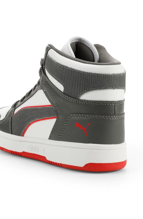 Puma Kids' Rebound Layup High Top Sneaker In Multi